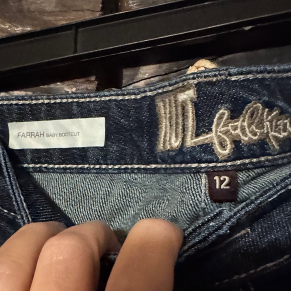 Kut from the Kloth Dark Blue Flare Jeans - Picture 2 of 6